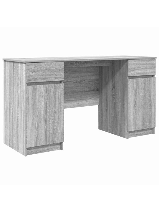 Galds pelēka sonomas ozola 140 x 49 x 76 cm inženierijas koks