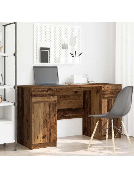 Galds ar atvilktni vecs koks 140 x 49 x 76 cm inženierijas koks