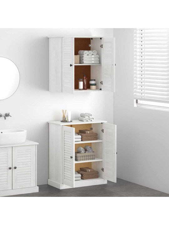Vannas istabas mēbeļu komplekts 2 pcs brūna 67.5 x 34 x 80 cm