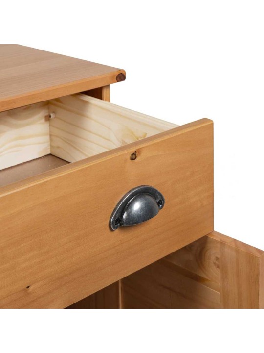 Vannas istabas mēbeļu komplekts 2 pcs brūna 67.5 x 34 x 80 cm