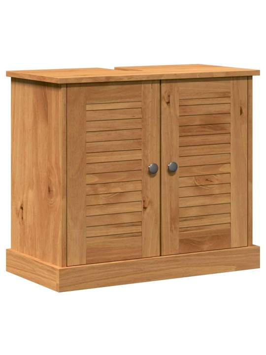 Vannas istabas mēbeļu komplekts 3 pcs brūna 37 x 34 x 80 cm