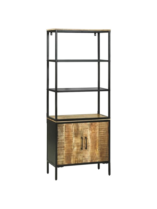 Augstais skapītis brūna 70 x 35 x 180 cm mango masīvkoks
