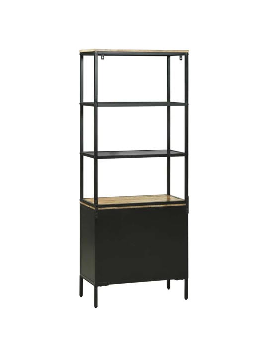 Augstais skapītis brūna 70 x 35 x 180 cm mango masīvkoks