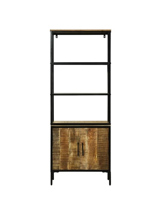Augstais skapītis brūna 70 x 35 x 180 cm mango masīvkoks