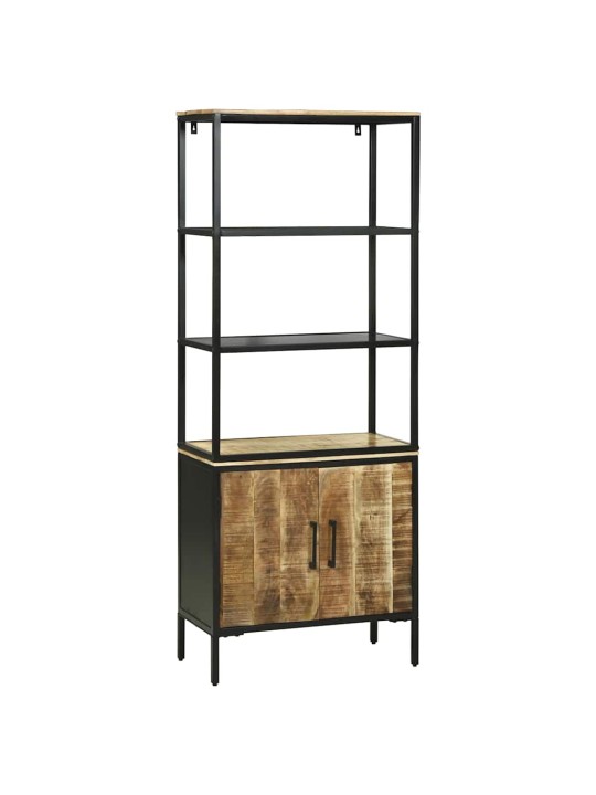 Augstais skapītis brūna 70 x 35 x 180 cm mango masīvkoks