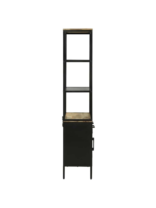Augstais skapītis brūna 70 x 35 x 180 cm mango masīvkoks