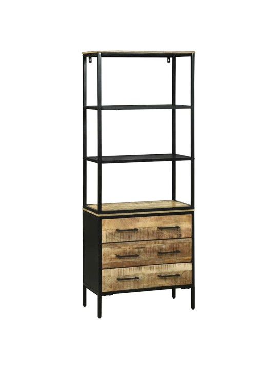 Augstais skapītis brūna 70 x 35 x 180 cm mango masīvkoks