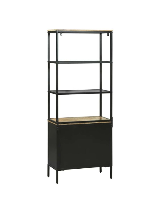 Augstais skapītis brūna 70 x 35 x 180 cm mango masīvkoks