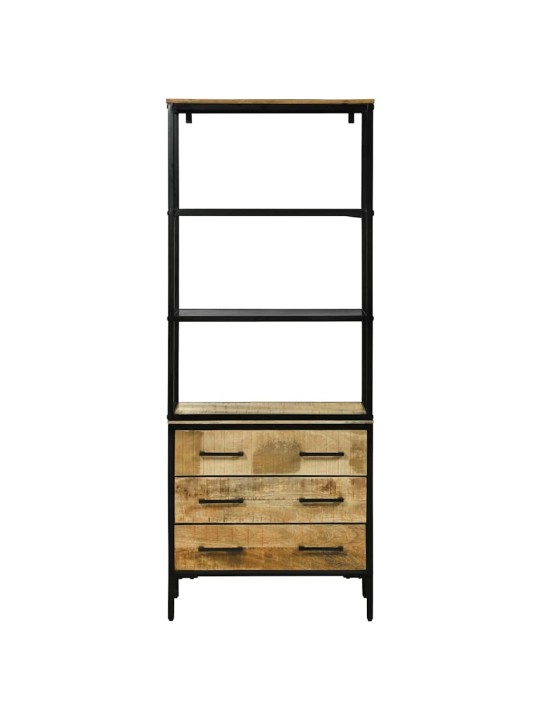 Augstais skapītis brūna 70 x 35 x 180 cm mango masīvkoks
