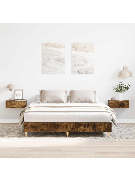 Gultas rāmis bez matrača, 140x200 cm, inženierijas koks