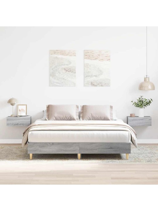 Gultas rāmis bez matrača, 140x200 cm, inženierijas koks