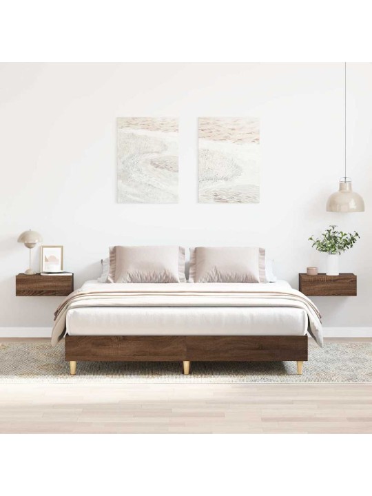 Gultas rāmis bez matrača, 140x200 cm, inženierijas koks