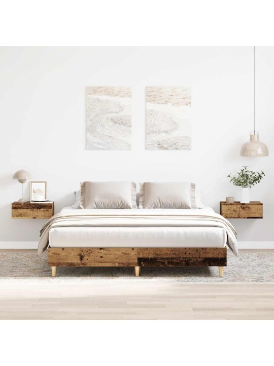 Gultas rāmis bez matrača, 140x200 cm, inženierijas koks