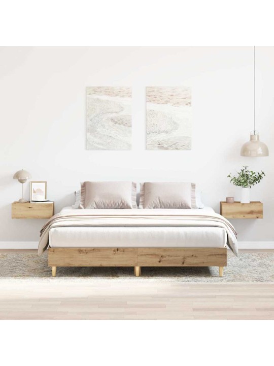 Gultas rāmis bez matrača, 140x200 cm, inženierijas koks