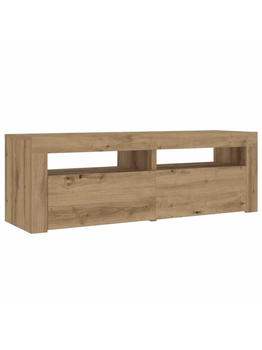 Naktsskapīši ar led lampiņām 2 gab ozola amatnieks 60x35x40 cm