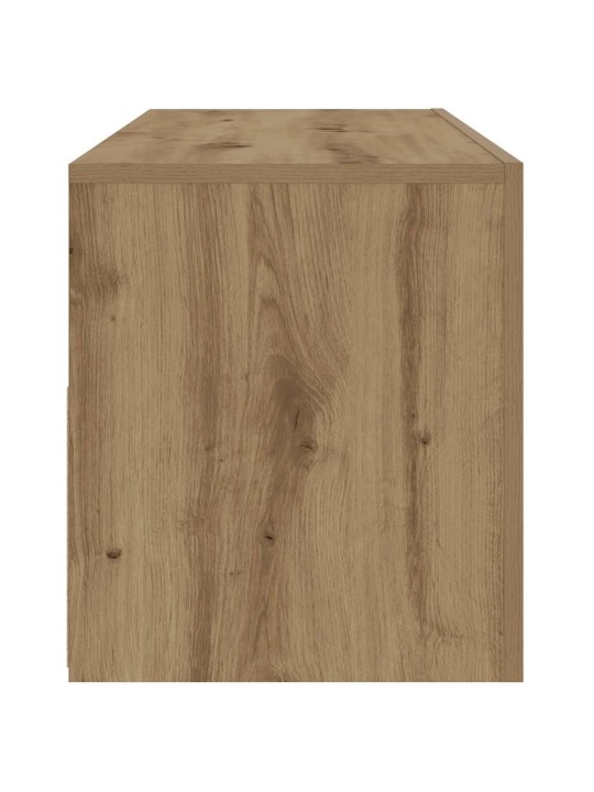 Naktsskapīši ar led lampiņām 2 gab ozola amatnieks 60x35x40 cm
