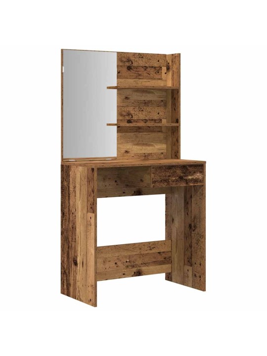 Tualetes galda komplekts old wood engineered wood