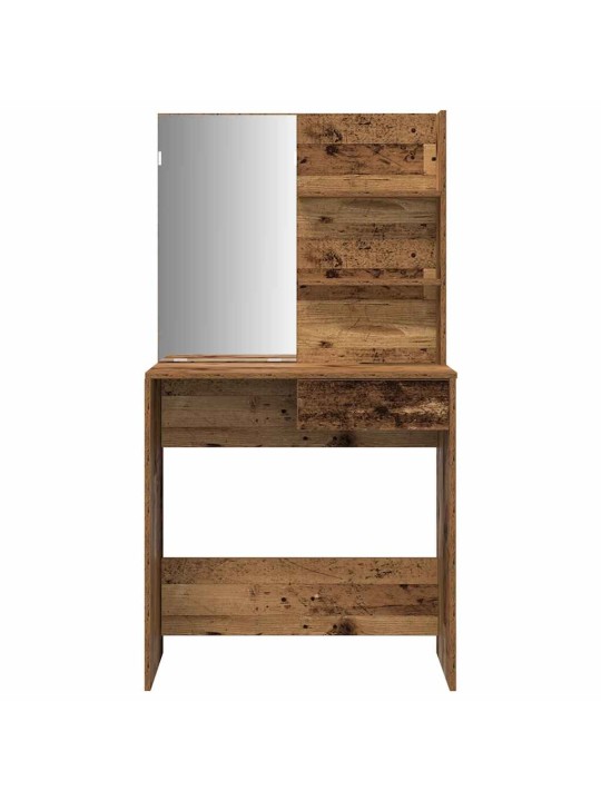 Tualetes galda komplekts old wood engineered wood