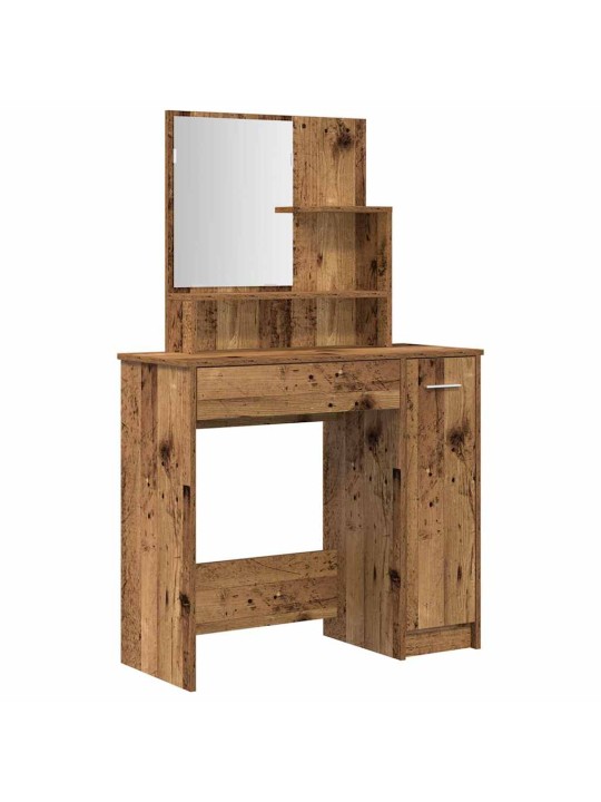 Tualetes galda komplekts old wood engineered wood