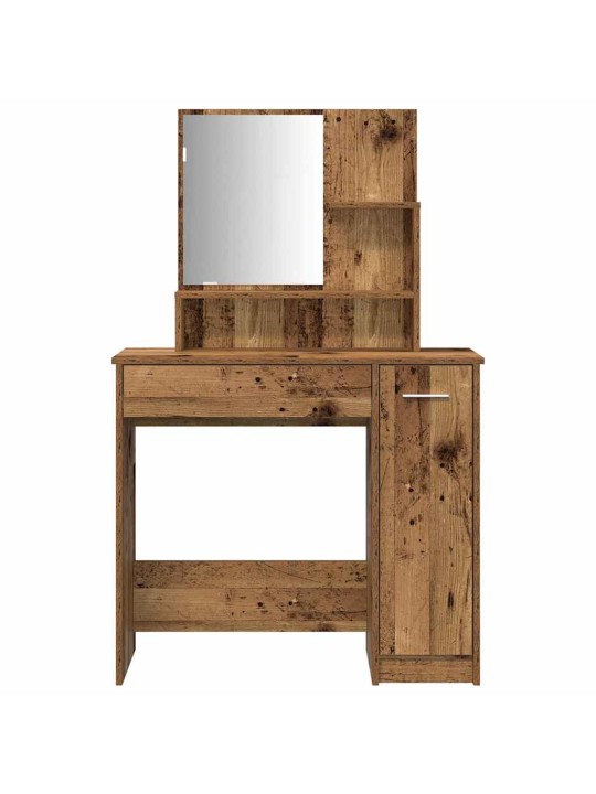 Tualetes galda komplekts old wood engineered wood