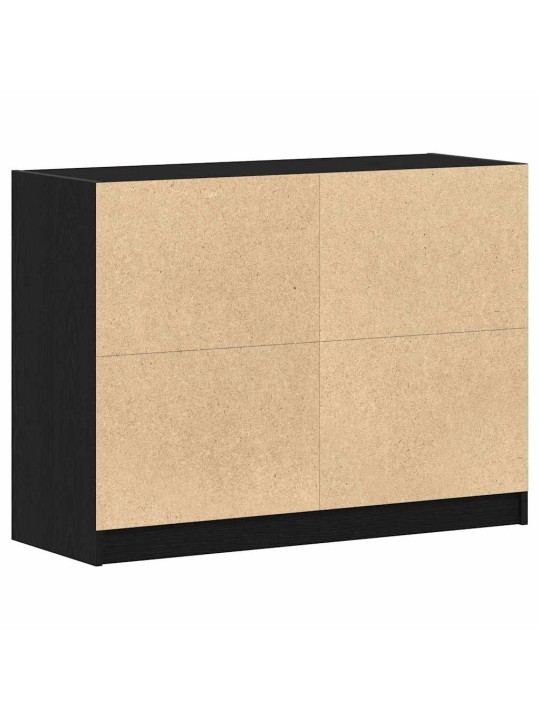 Puse melns ozols 102 x 37 x 75.5 cm inženierijas koks