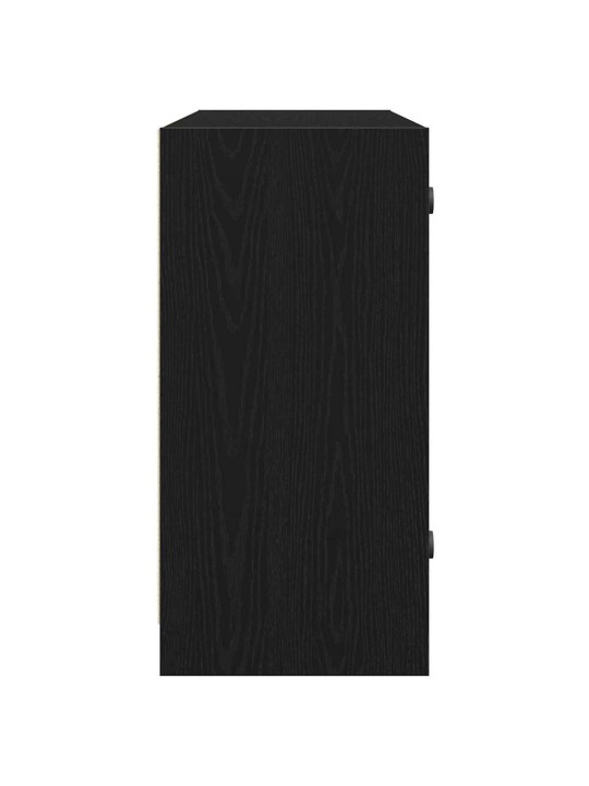Puse melns ozols 102 x 37 x 75.5 cm inženierijas koks