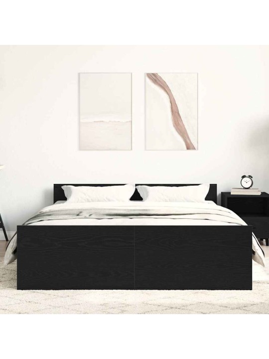 Gultas rāmis bez matrača, 120x200 cm, inženierijas koks
