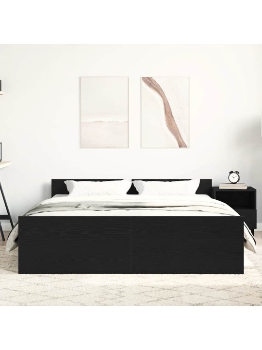 Gultas rāmis bez matrača, 160x200 cm, inženierijas koks