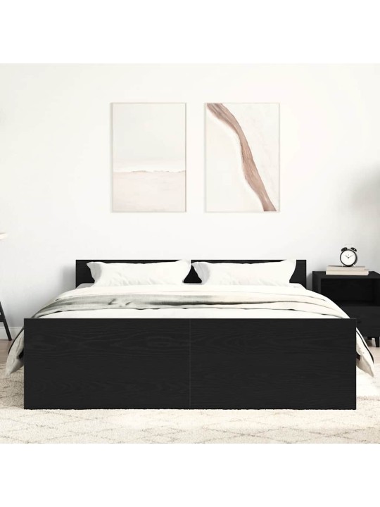 Gultas rāmis bez matrača, 135x190 cm, inženierijas koks