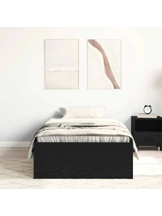 Gultas rāmis bez matrača, 100x200 cm, inženierijas koks