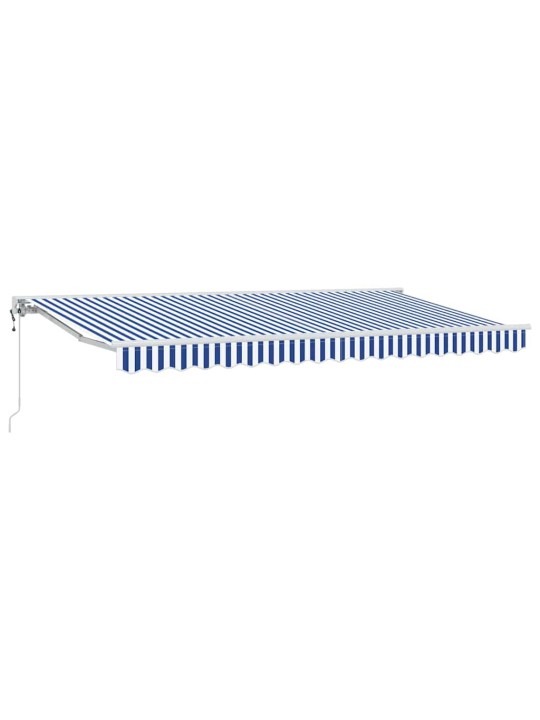 Izvelkams jumtiņš zila un balta 350x200 cm audums