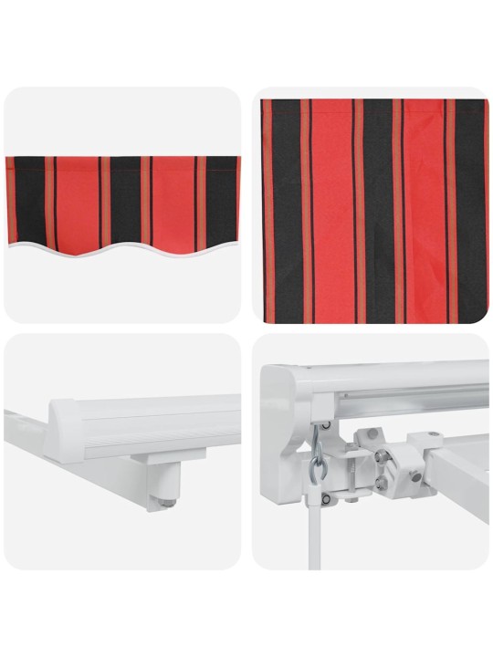 Izvelkams jumtiņš daudzkrāsains svītrains 350x200 cm audums