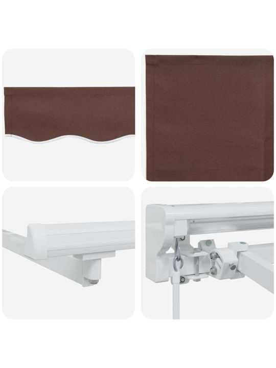 Izvelkams jumtiņš brūna 350x200 cm audums