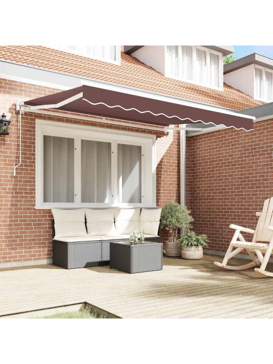 Izvelkams jumtiņš brūna 350x200 cm audums