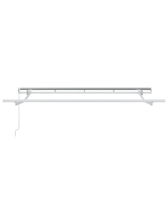 Izvelkams jumtiņš brūna 350 x 200 cm poliesters, alumīnijs