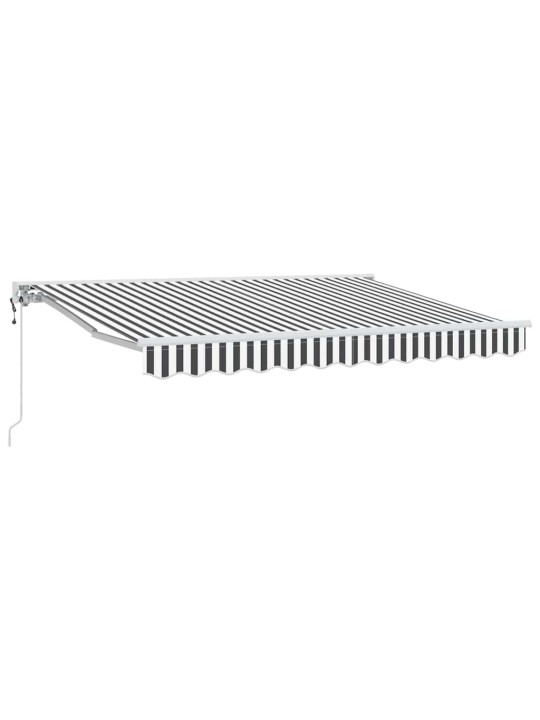 Izvelkams jumtiņš antracīts un balts 350x200 cm audums