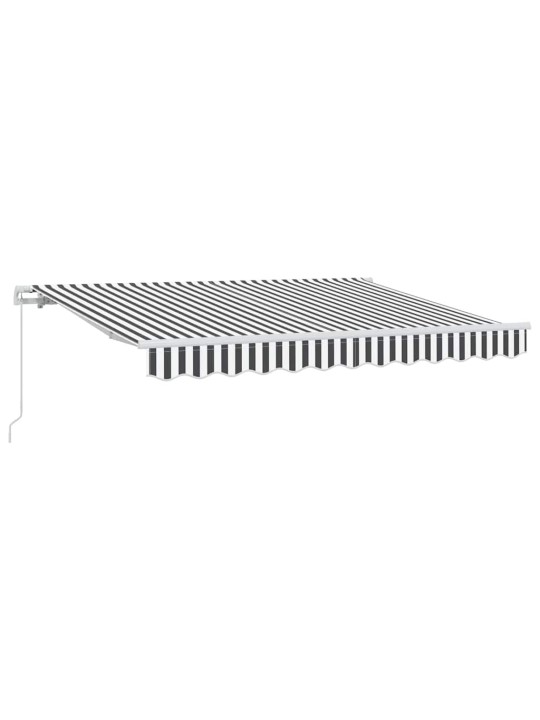Izvelkams jumtiņš antracīts un balts 350 x 200 cm