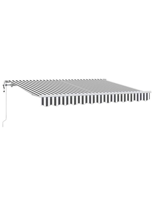 Izvelkams jumtiņš antracīts un balts 350 x 200 cm