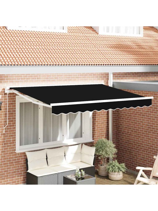 Izvelkams jumtiņš melna 350x200 cm audums