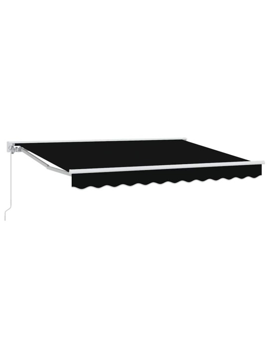 Izvelkams jumtiņš melna 350x200 cm audums