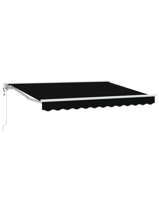 Izvelkams jumtiņš melna 350x200 cm audums
