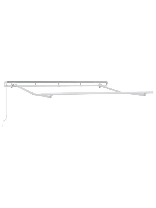Izvelkams jumtiņš melna 350 x 200 cm poliesters, alumīnijs