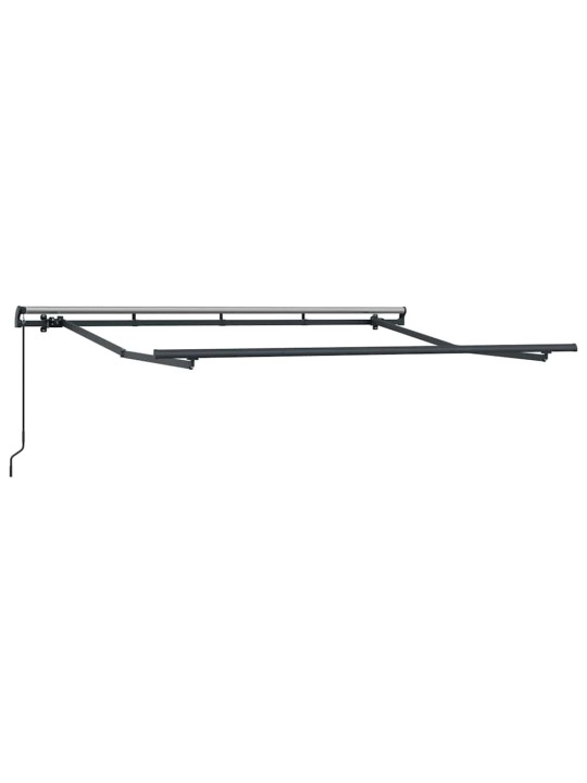 Izvelkams jumtiņš sarkana 350 x 200 cm poliesters, alumīnijs