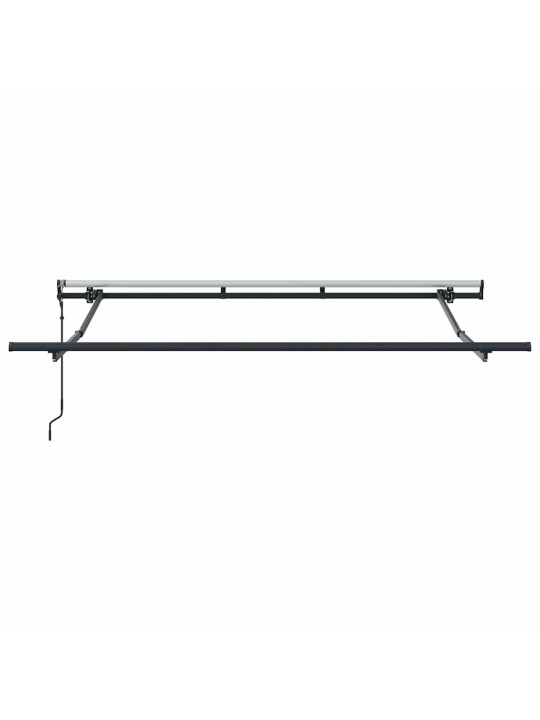 Izvelkams jumtiņš sarkana 350 x 200 cm poliesters, alumīnijs