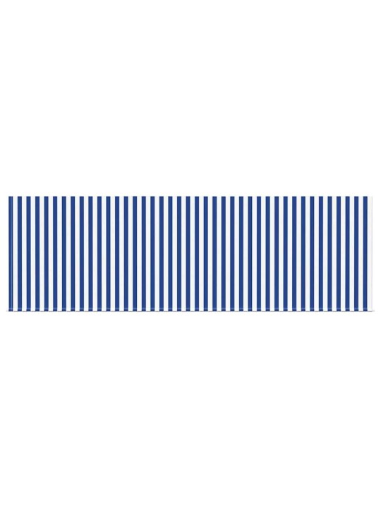 Izvelkams jumtiņš zils un balts 400 x 200 cm audums