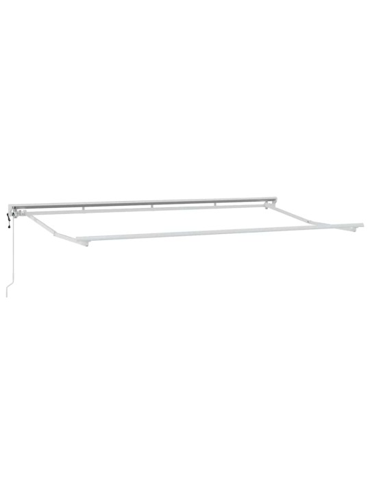 Elektriska atvelkamā nojume krēmkrāsa un balta 400 x 200 cm
