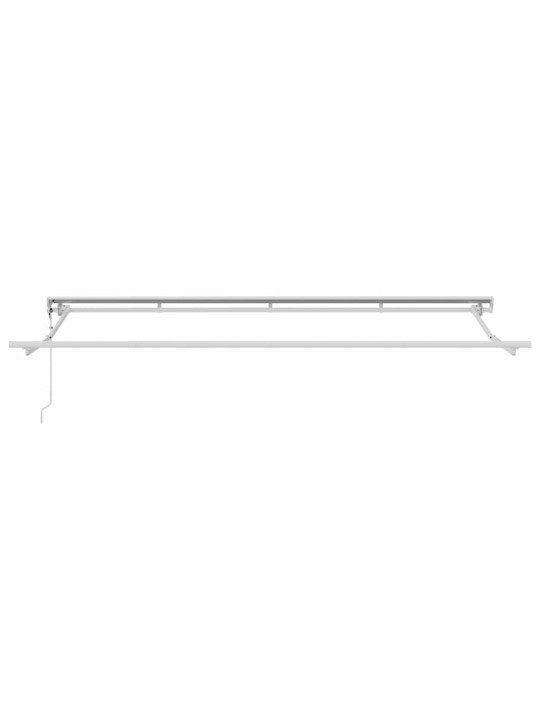 Elektriska atvelkamā nojume krēmkrāsa un balta 400 x 200 cm