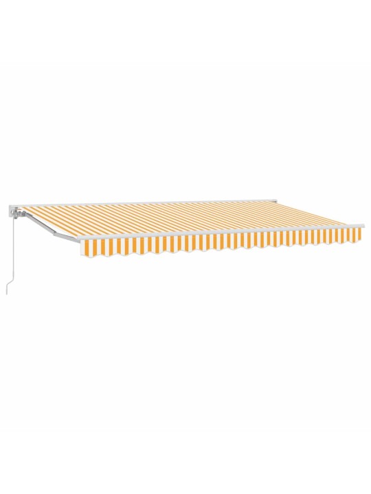 Izvelkams jumtiņš dzeltena un balta 400x200 cm audums
