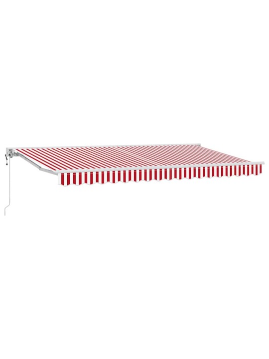 Izvelkams jumtiņš sarkana un balta 400x200 cm audums