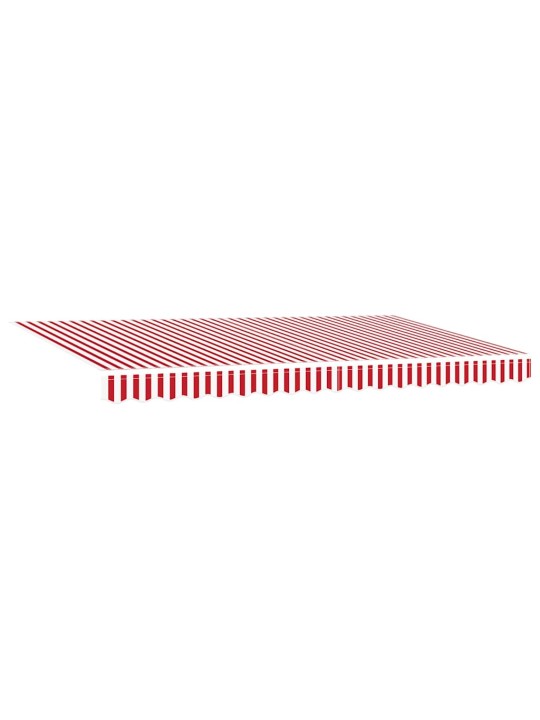 Izvelkams jumtiņš sarkana un balta 400 x 200 cm
